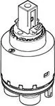 DORNBRACHT-Kartusche-schwarz-ERSATZTEILE-90150506300-D-35-x-70-mm-9015050630090 gallery number 1